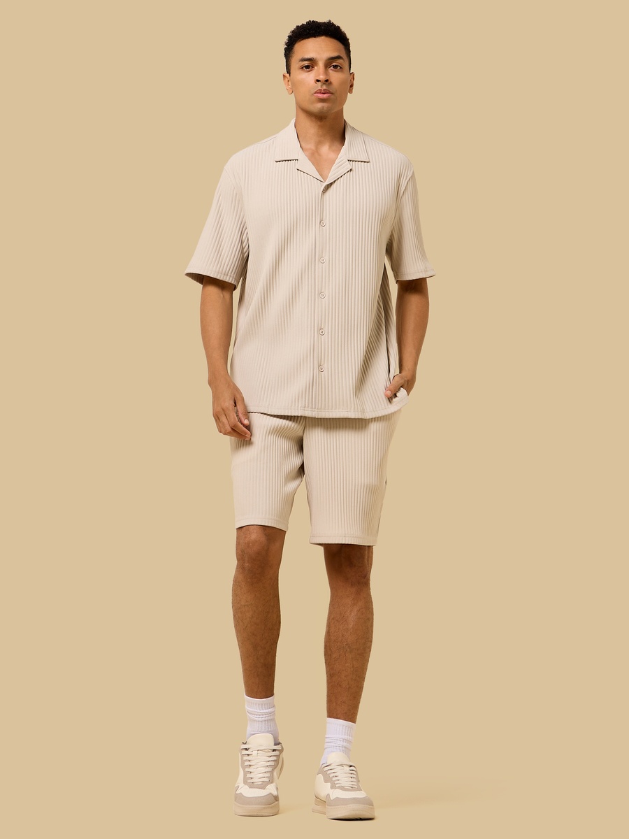 Textured Plisse Shirt