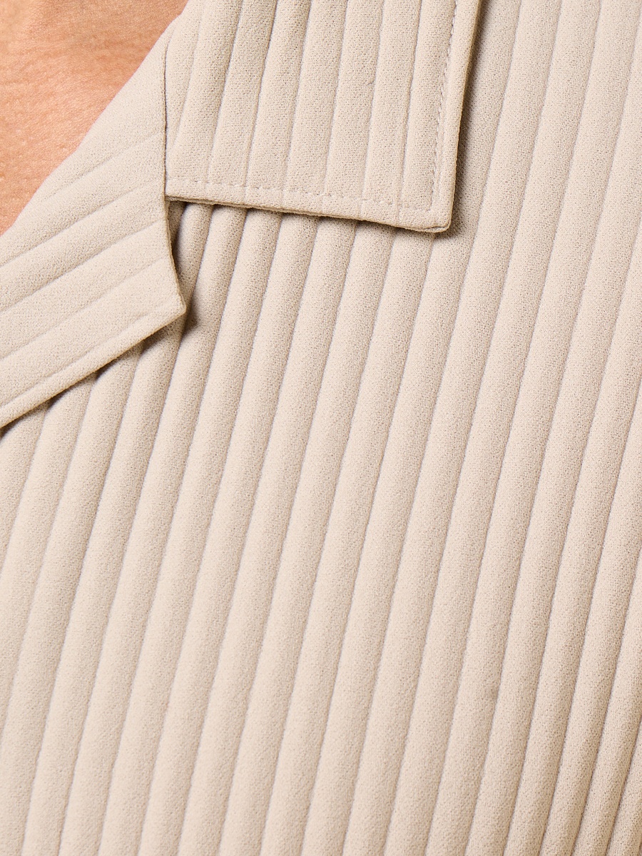 Textured Plisse Shirt