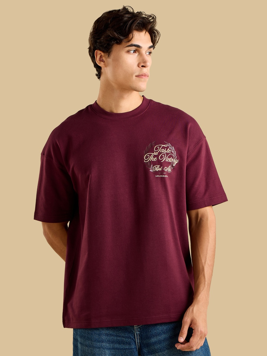 Bordeaux Print T-Shirt
