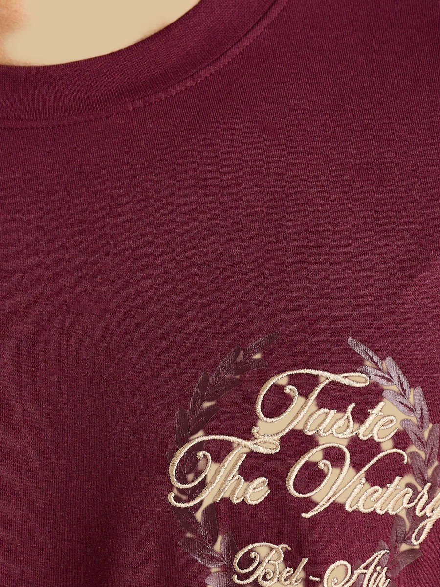 Bordeaux Print T-Shirt