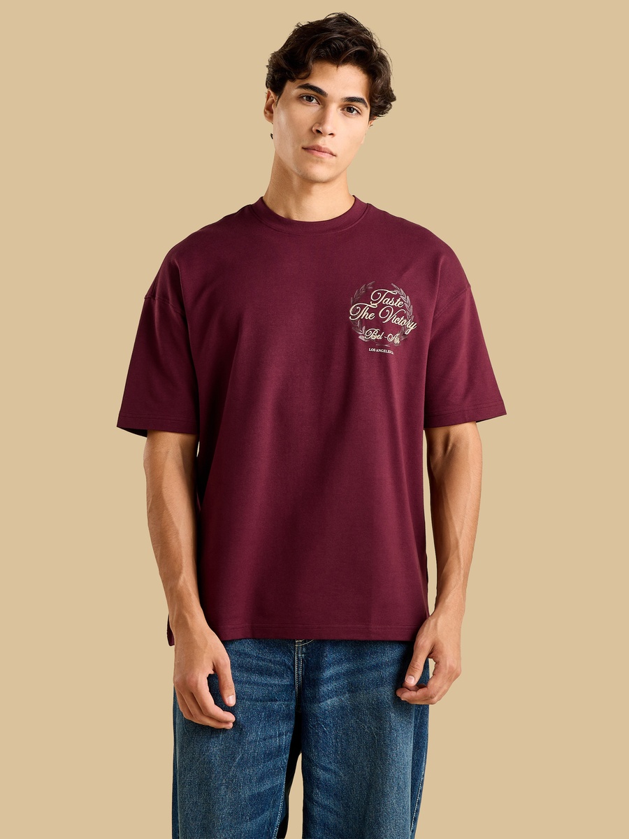 Bordeaux Print T-Shirt