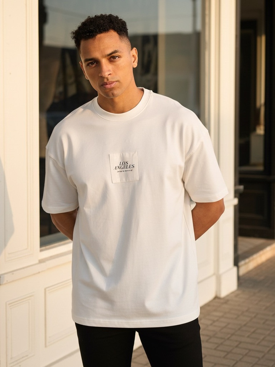 Applique Detail Baby Terry T-Shirt