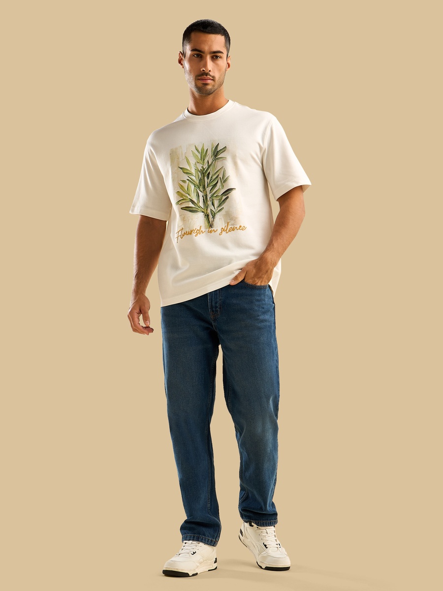 Graphic Print Interlock T-Shirt