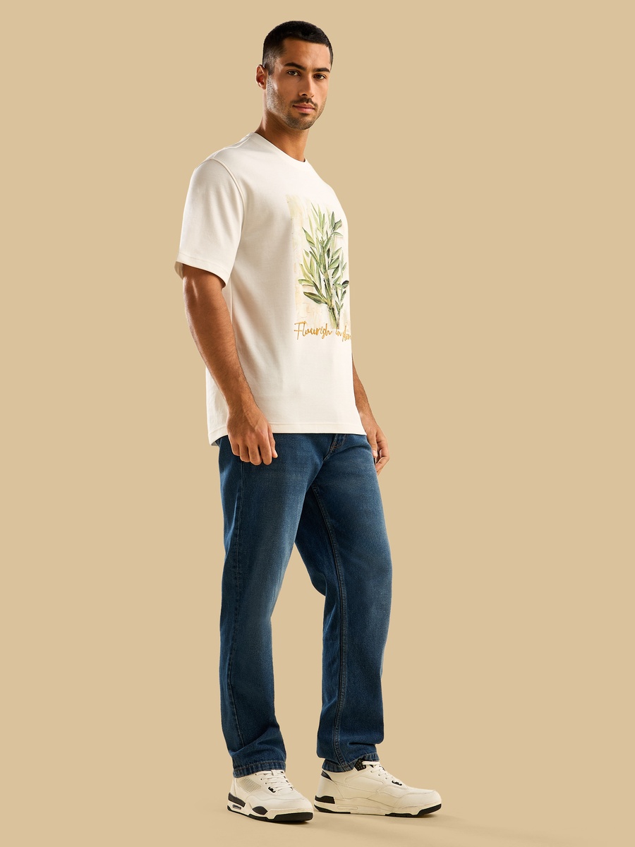 Graphic Print Interlock T-Shirt