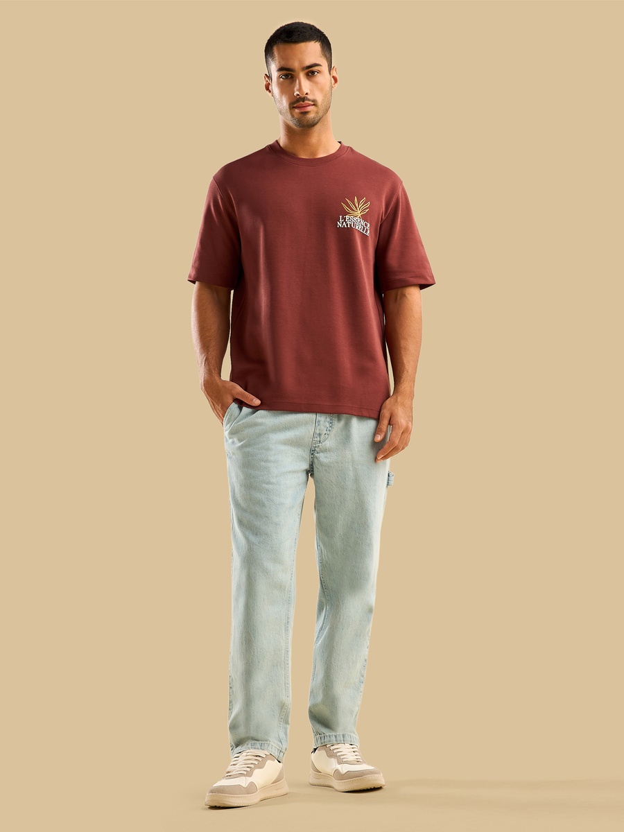 Graphic Print Interlock T-Shirt