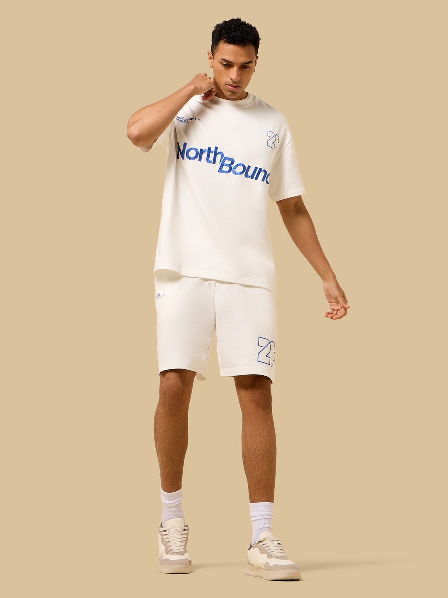 Slogan Embroidered Oversized T-Shirt