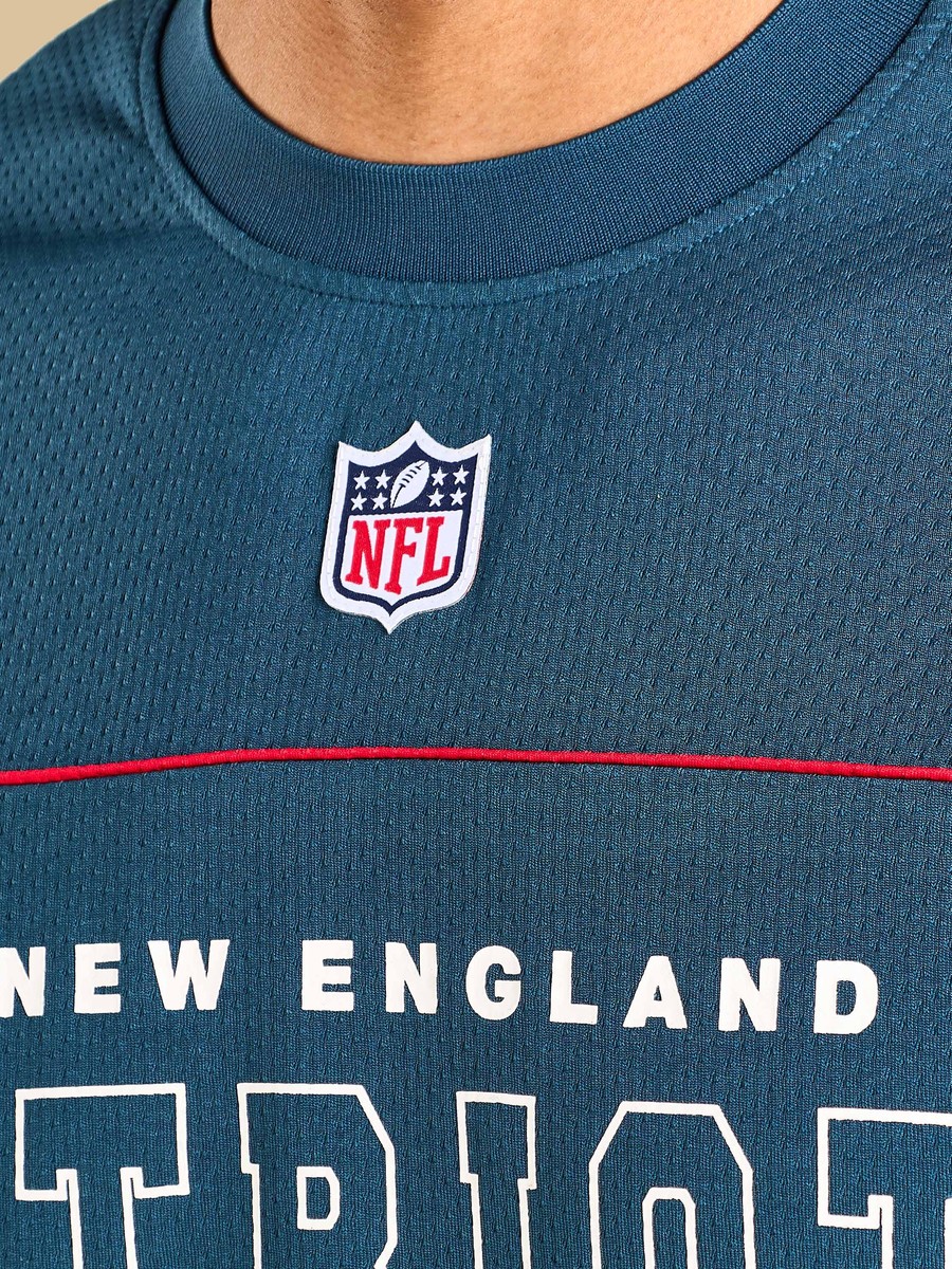 NFL Patriots Print Oversized T-Shirt