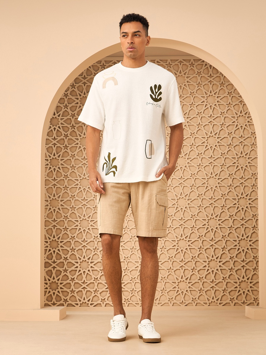 Cargo Shorts with Constructed Waistband