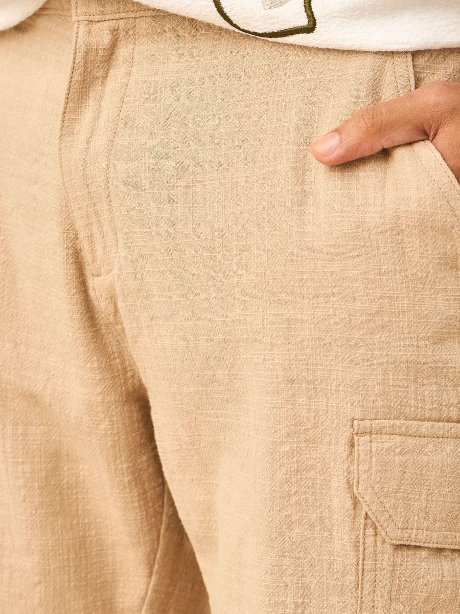 Cargo Shorts with Constructed Waistband