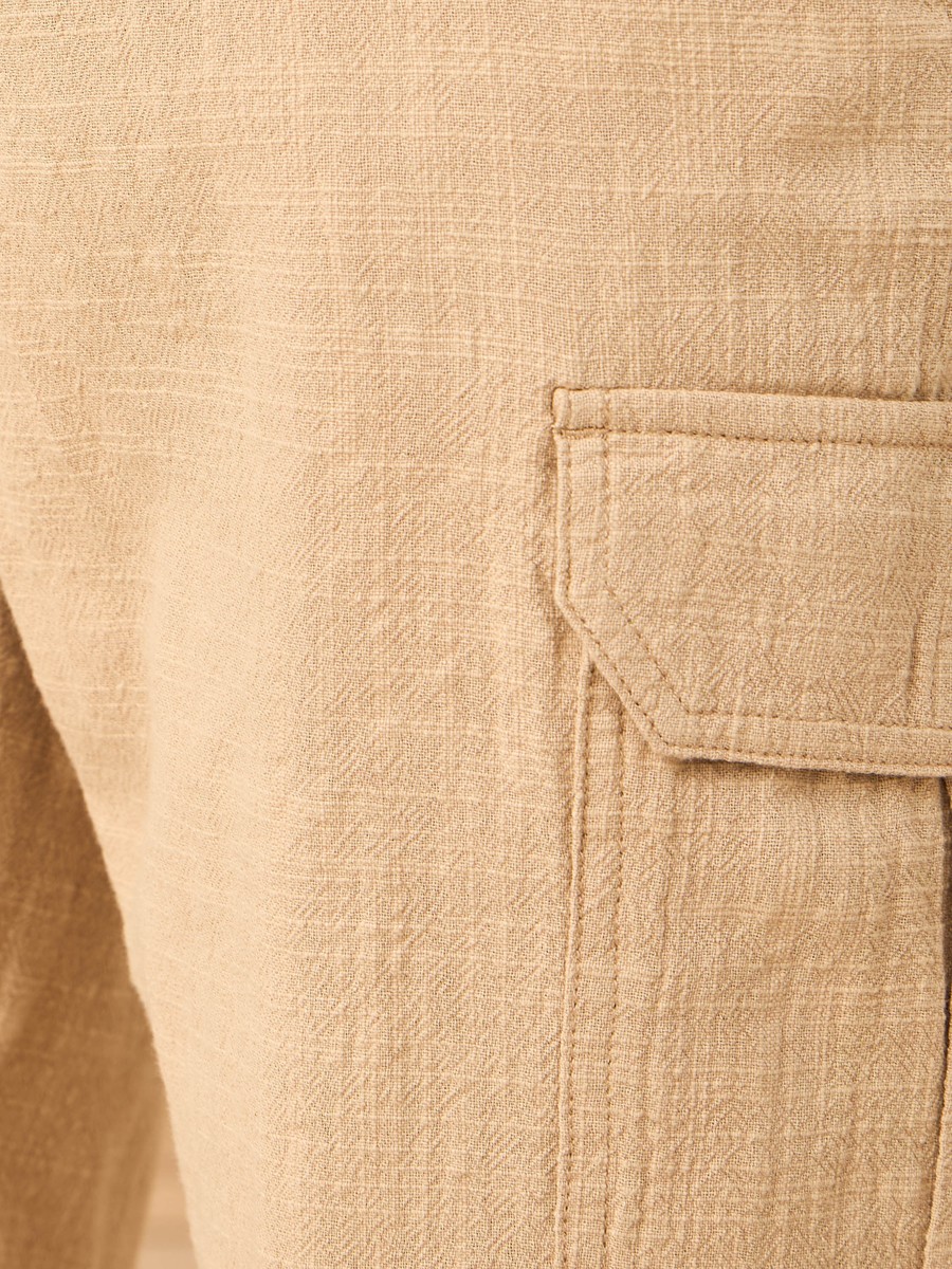 Cargo Shorts with Constructed Waistband