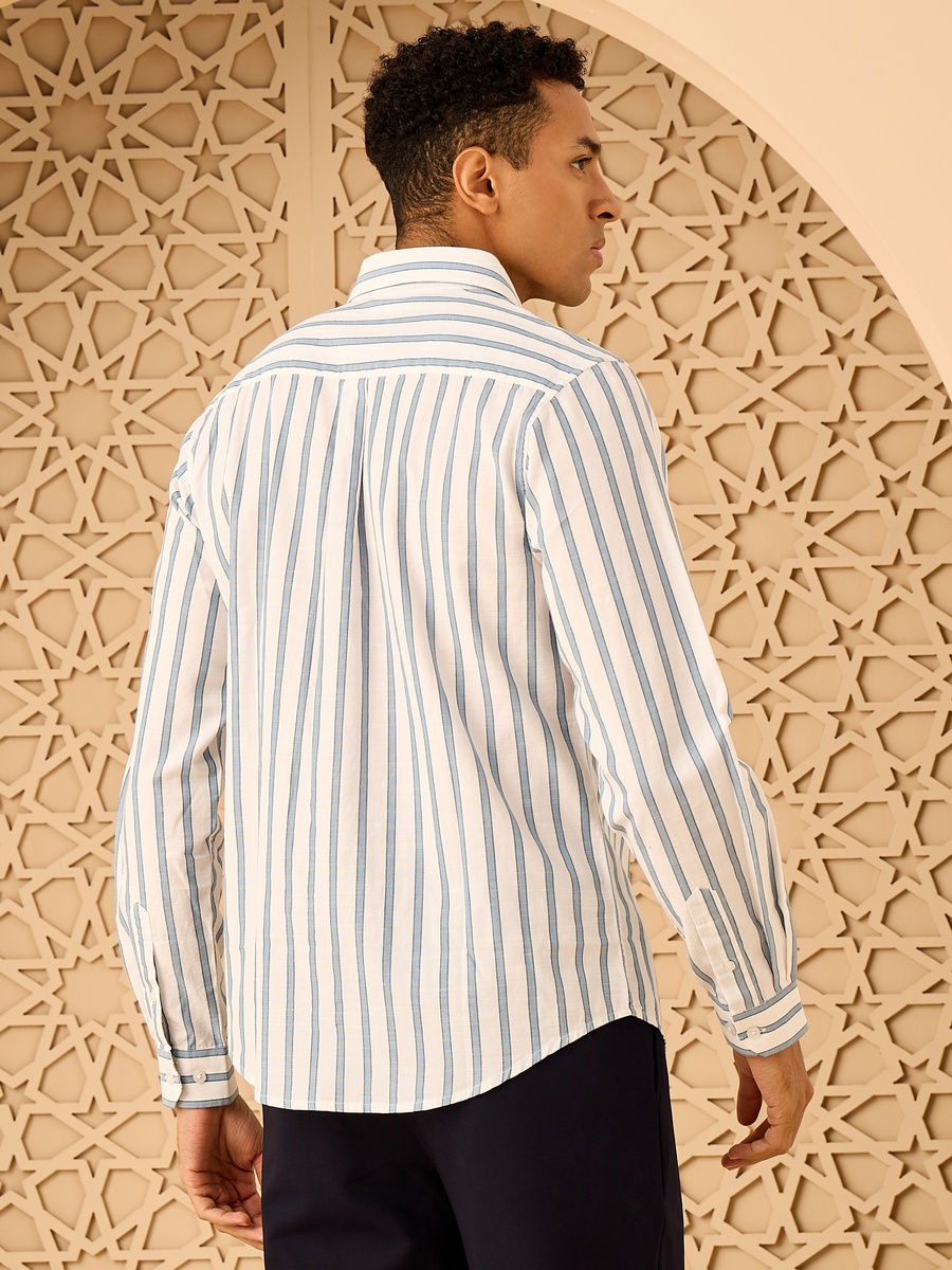 Striped Long Sleeve Regular Fit Shirt