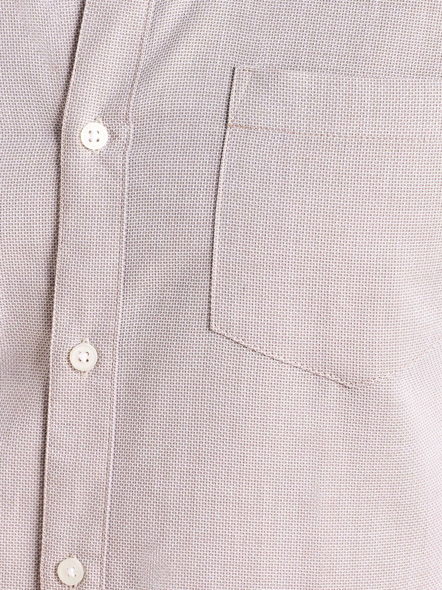 Two Tone Dobby Long Sleeve Shirt