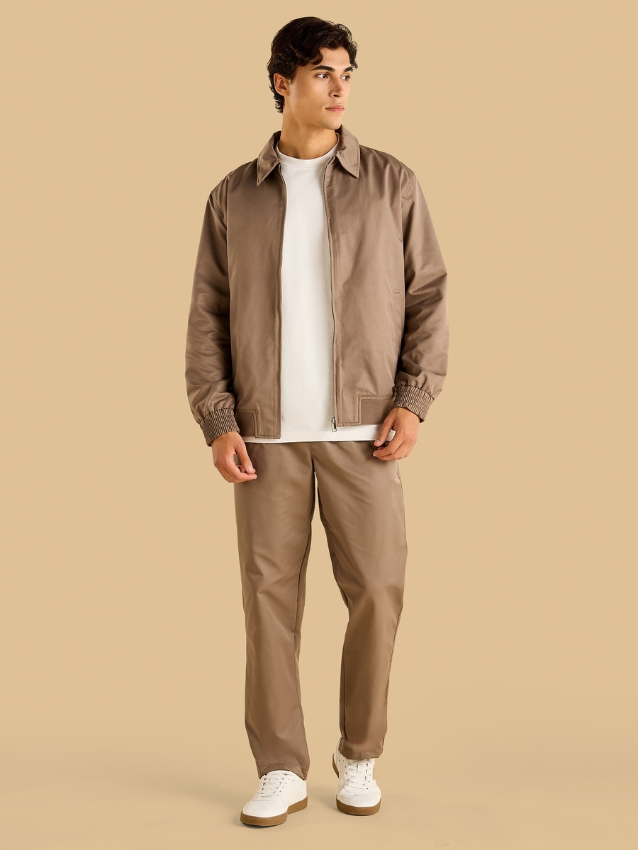 Mid-Rise Pants with Drawstring