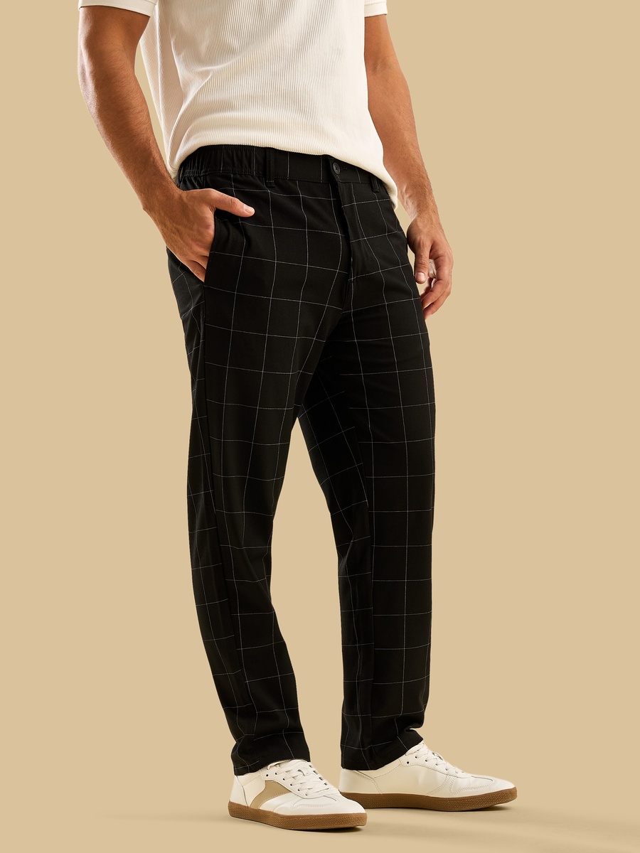 Checked Yarn Dyed Pants