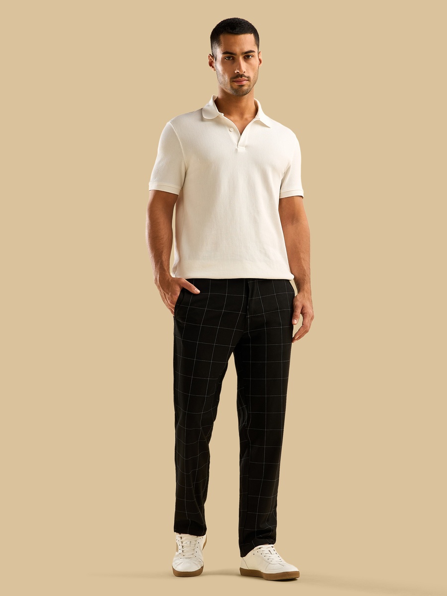 Checked Yarn Dyed Pants