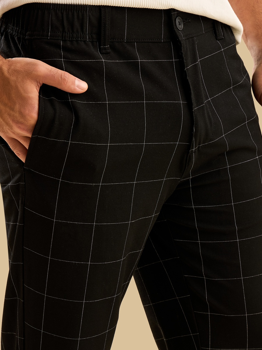 Checked Yarn Dyed Pants