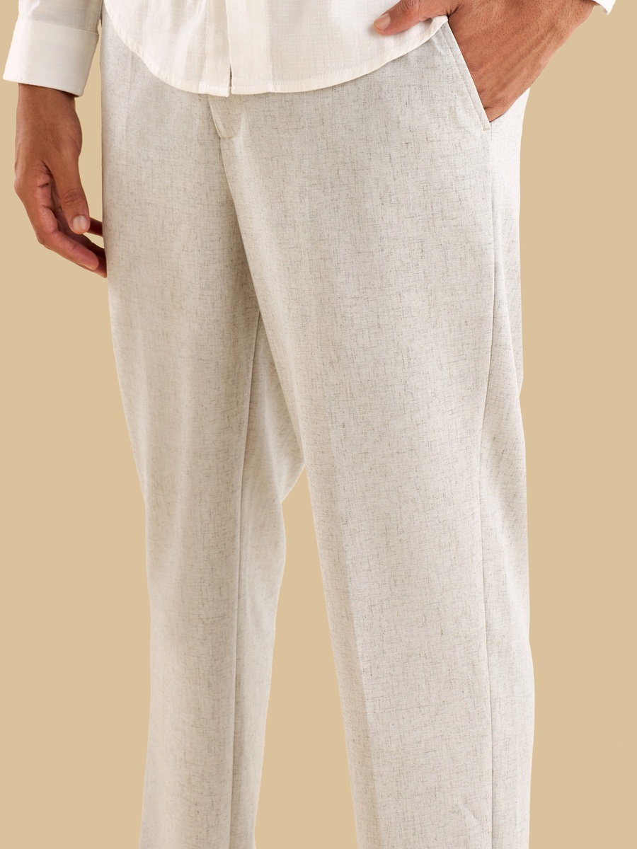 Textured Pull-On Better Cotton Pants