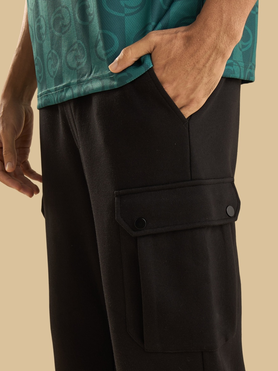 Relaxed Fit Cargo Joggers