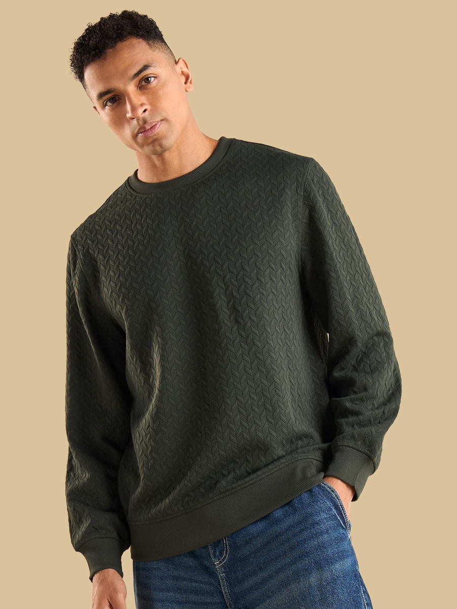 Quilted Sweatshirt