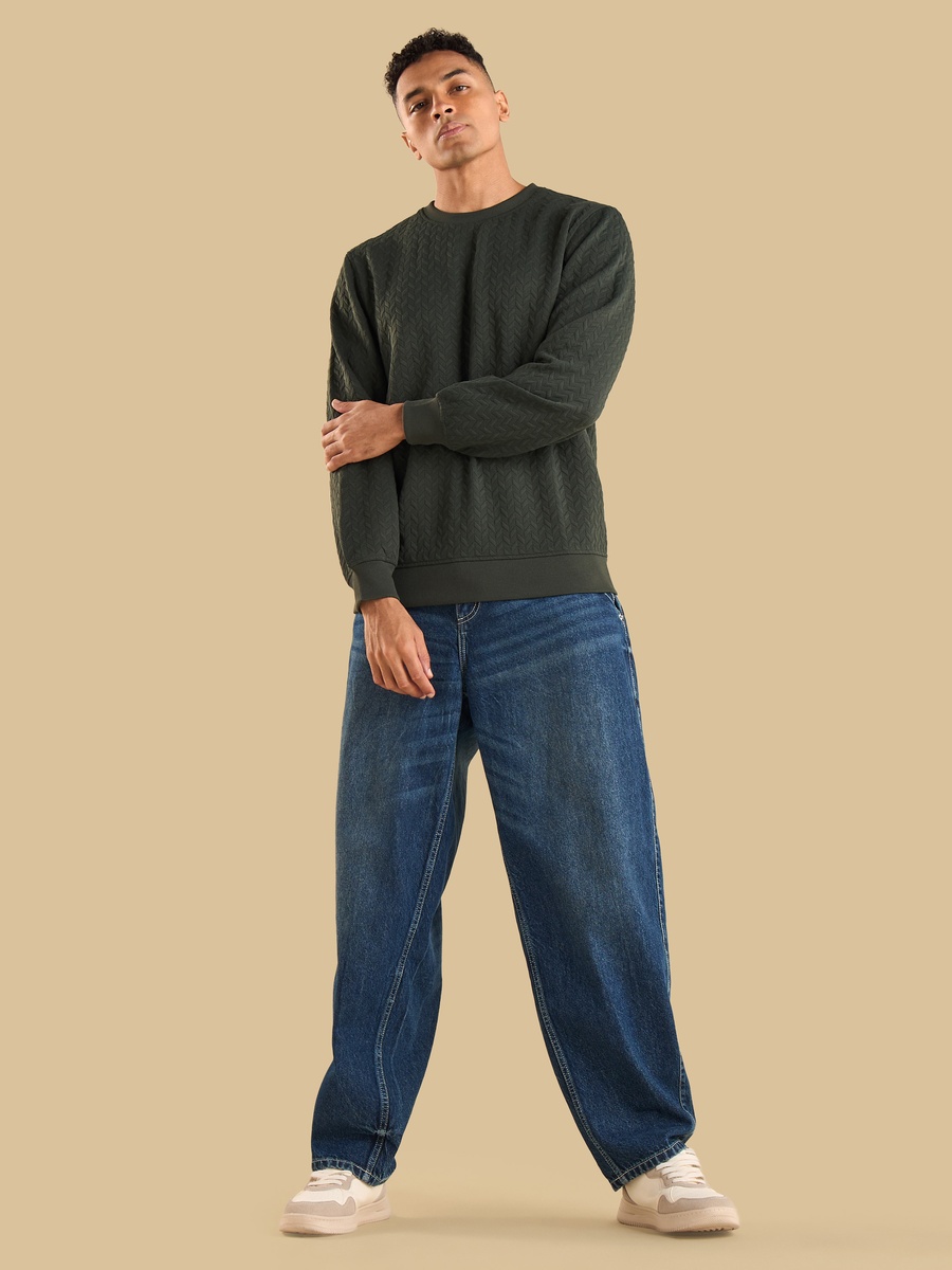 Quilted Sweatshirt