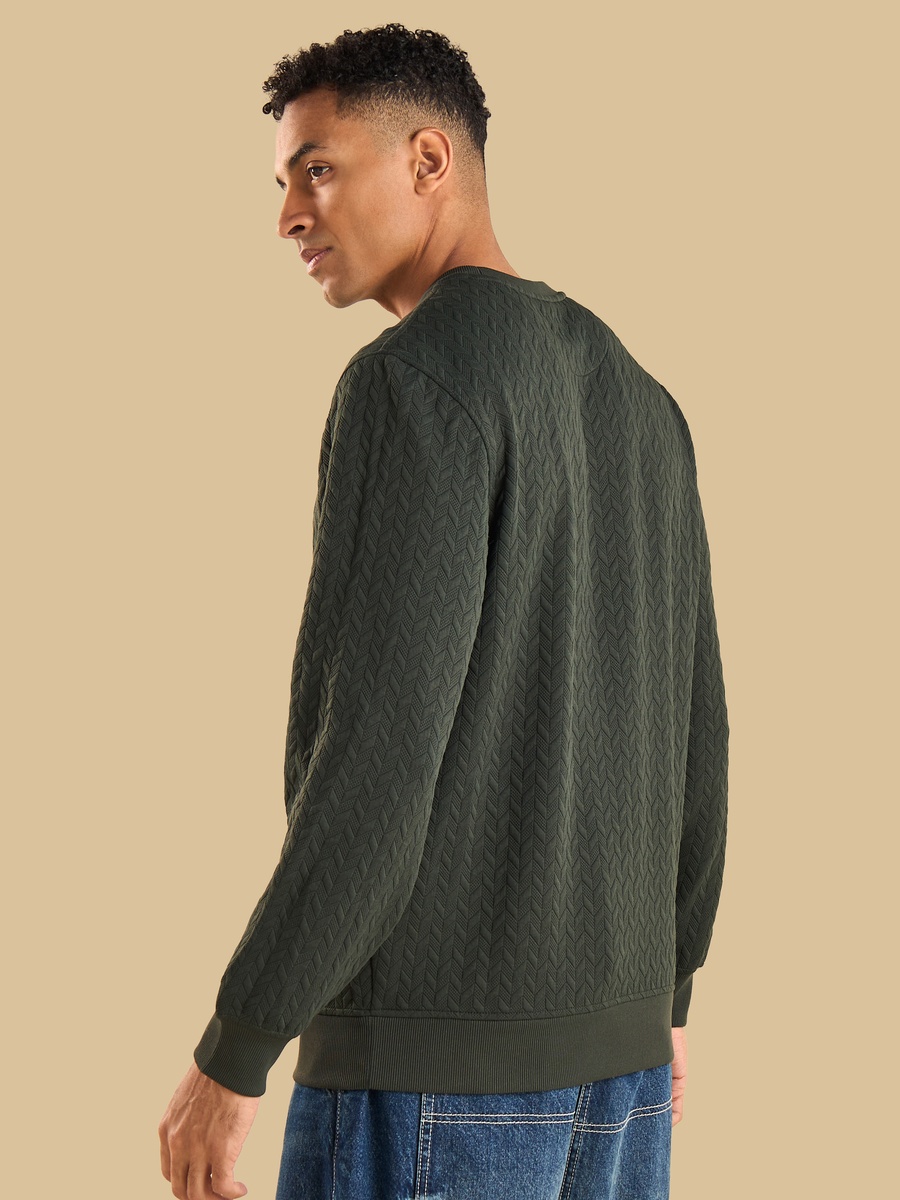 Quilted Sweatshirt