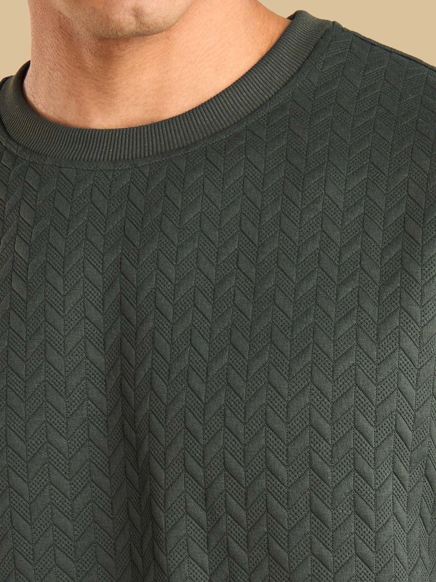 Quilted Sweatshirt