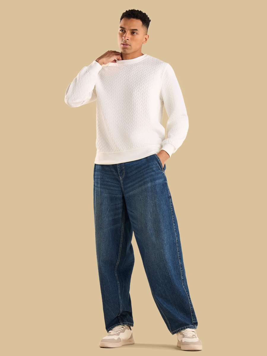 Quilted Sweatshirt