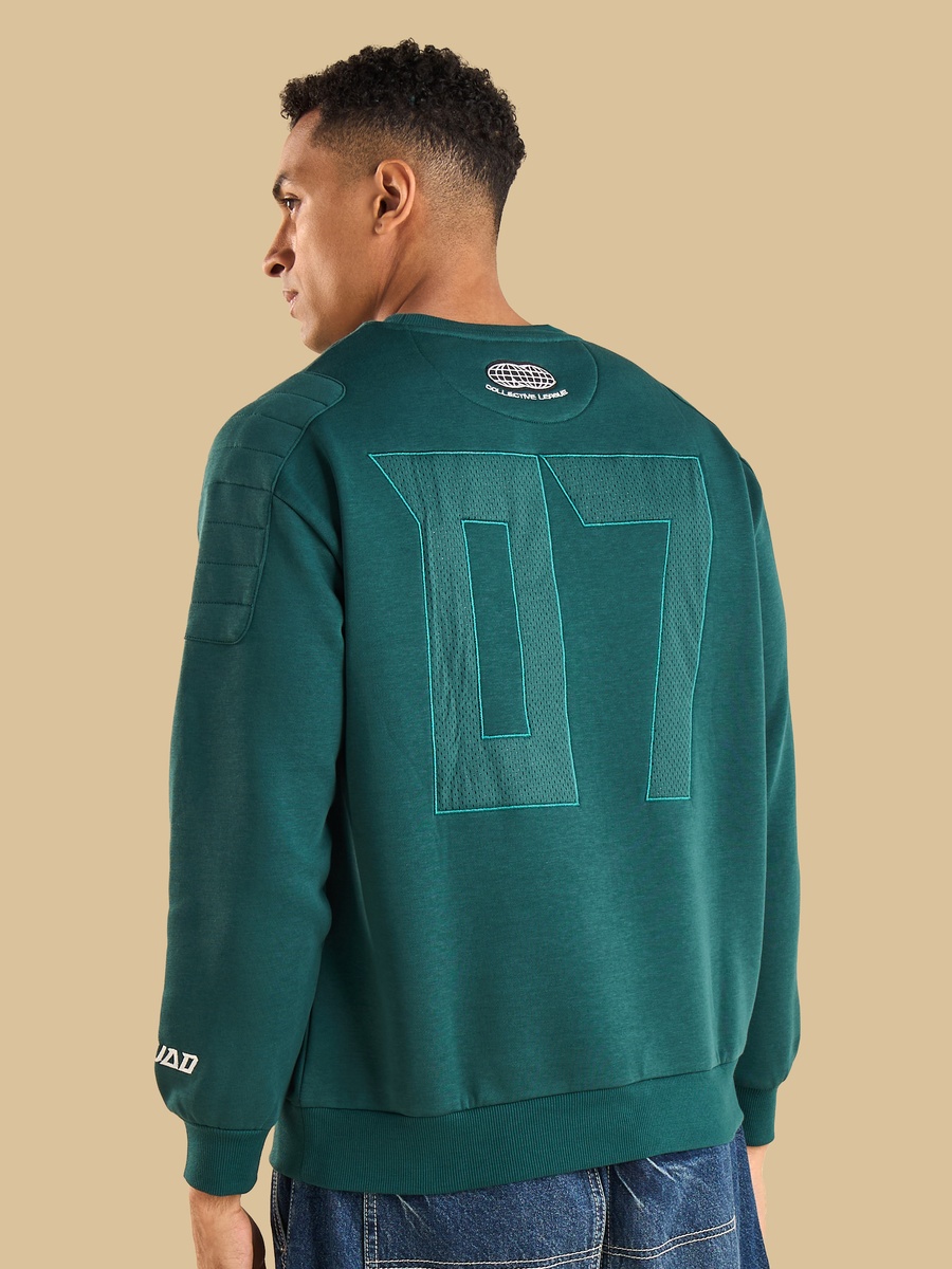 Applique Detail Oversized Sweatshirt