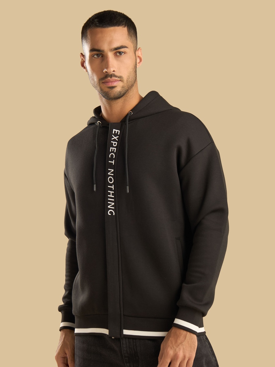 Slogan Print Hoodie
