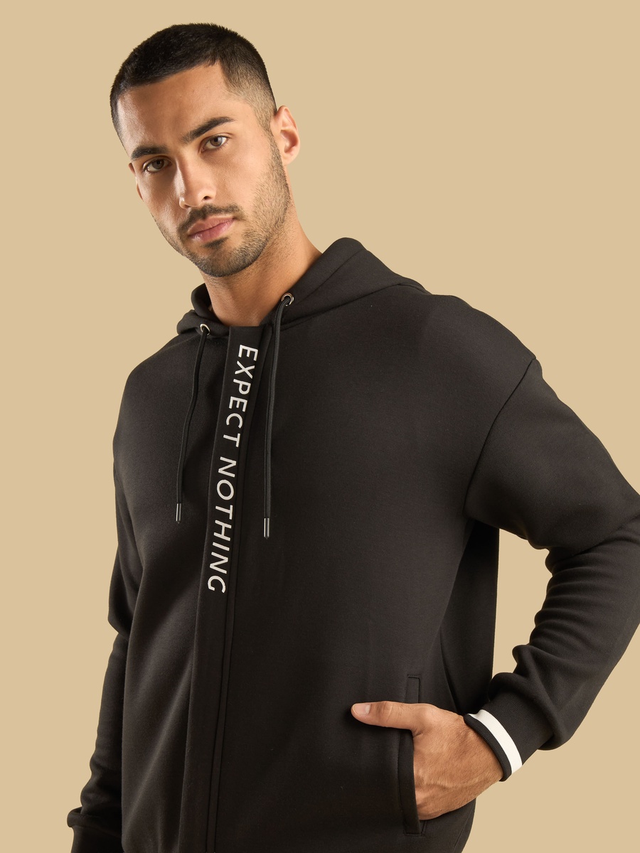 Slogan Print Hoodie