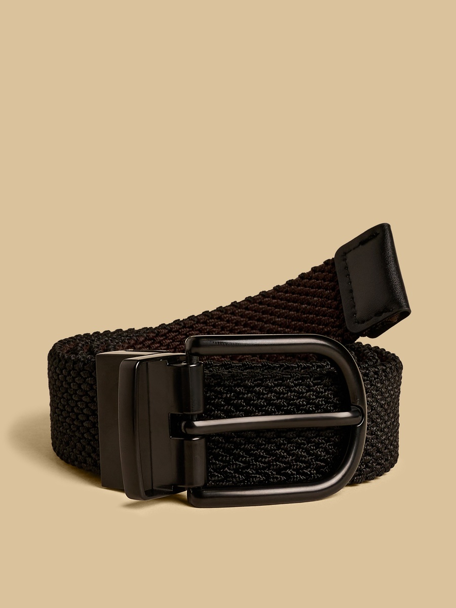 Braided Belt with Pin Buckle Closure