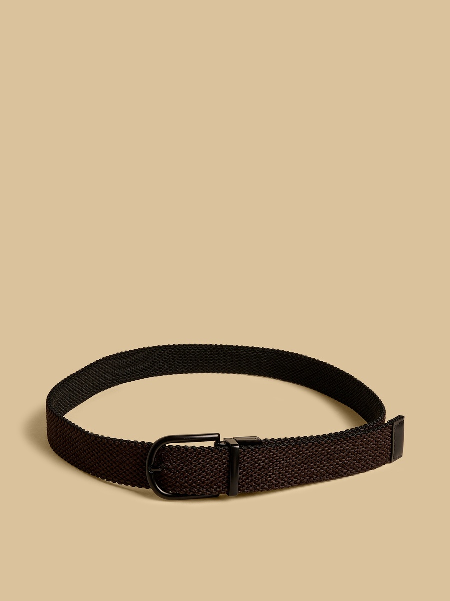 Braided Belt with Pin Buckle Closure