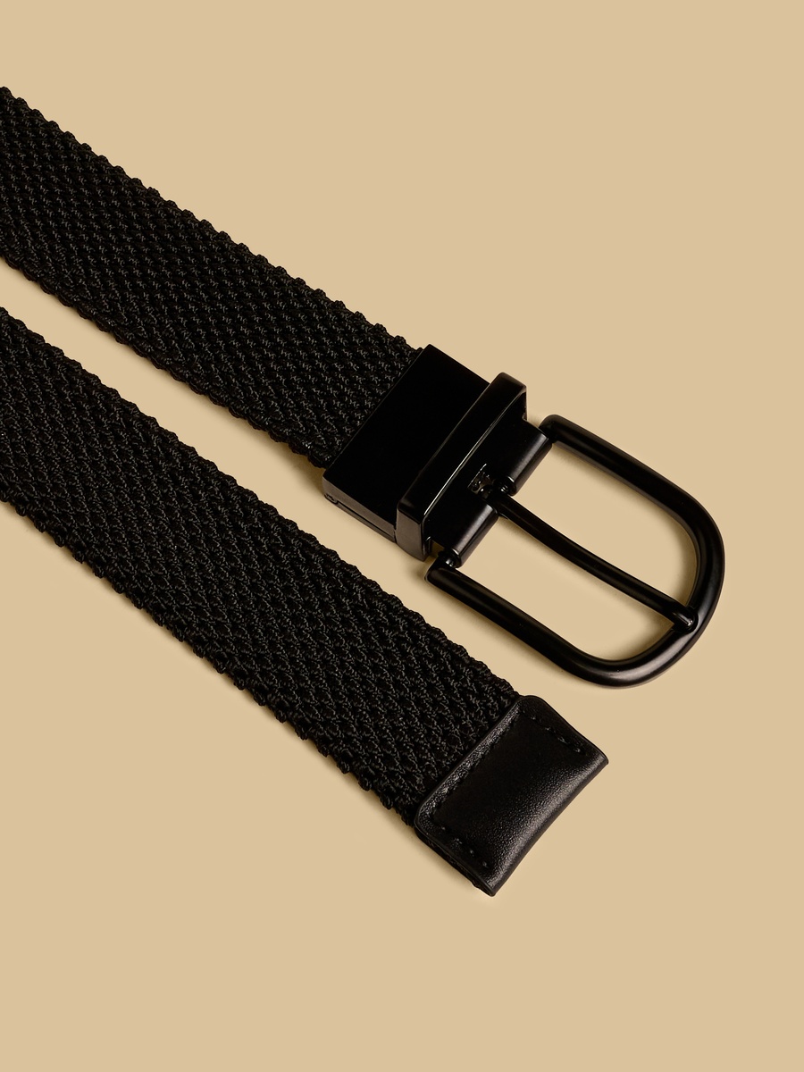 Braided Belt with Pin Buckle Closure
