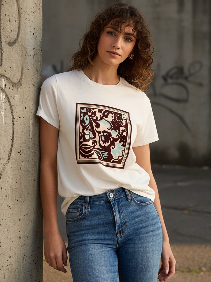 تيشيرت بطبعات