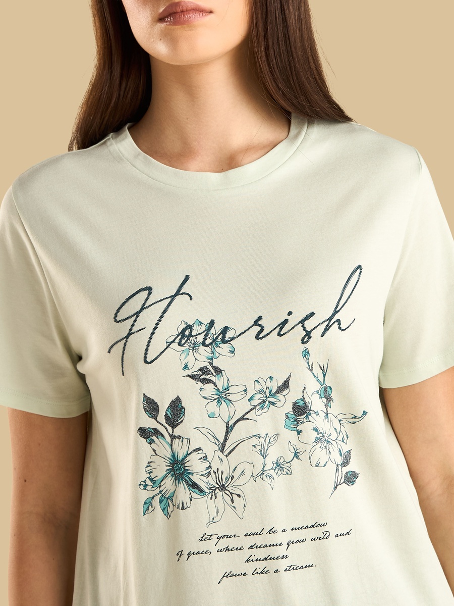 Floral Print T-Shirt