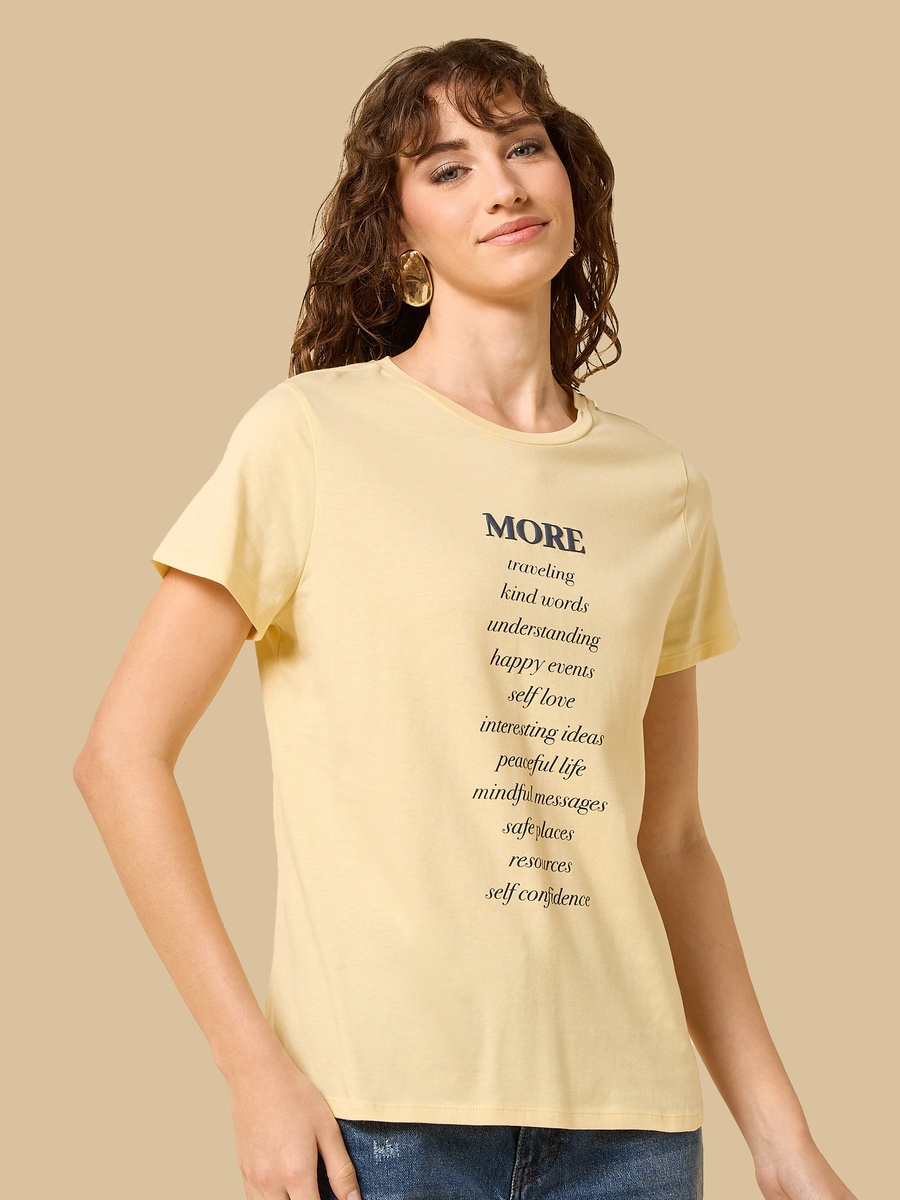 Slogan Print T-Shirt