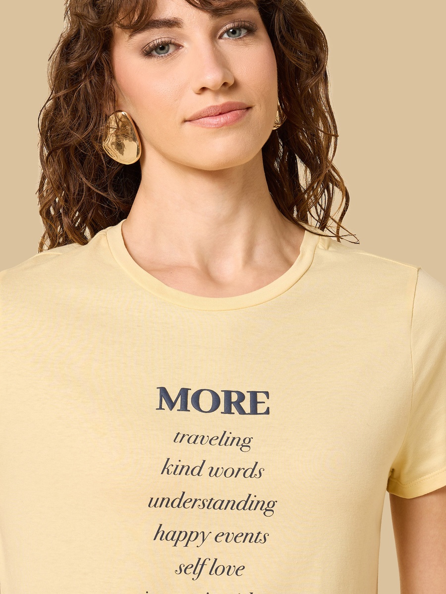 Slogan Print T-Shirt