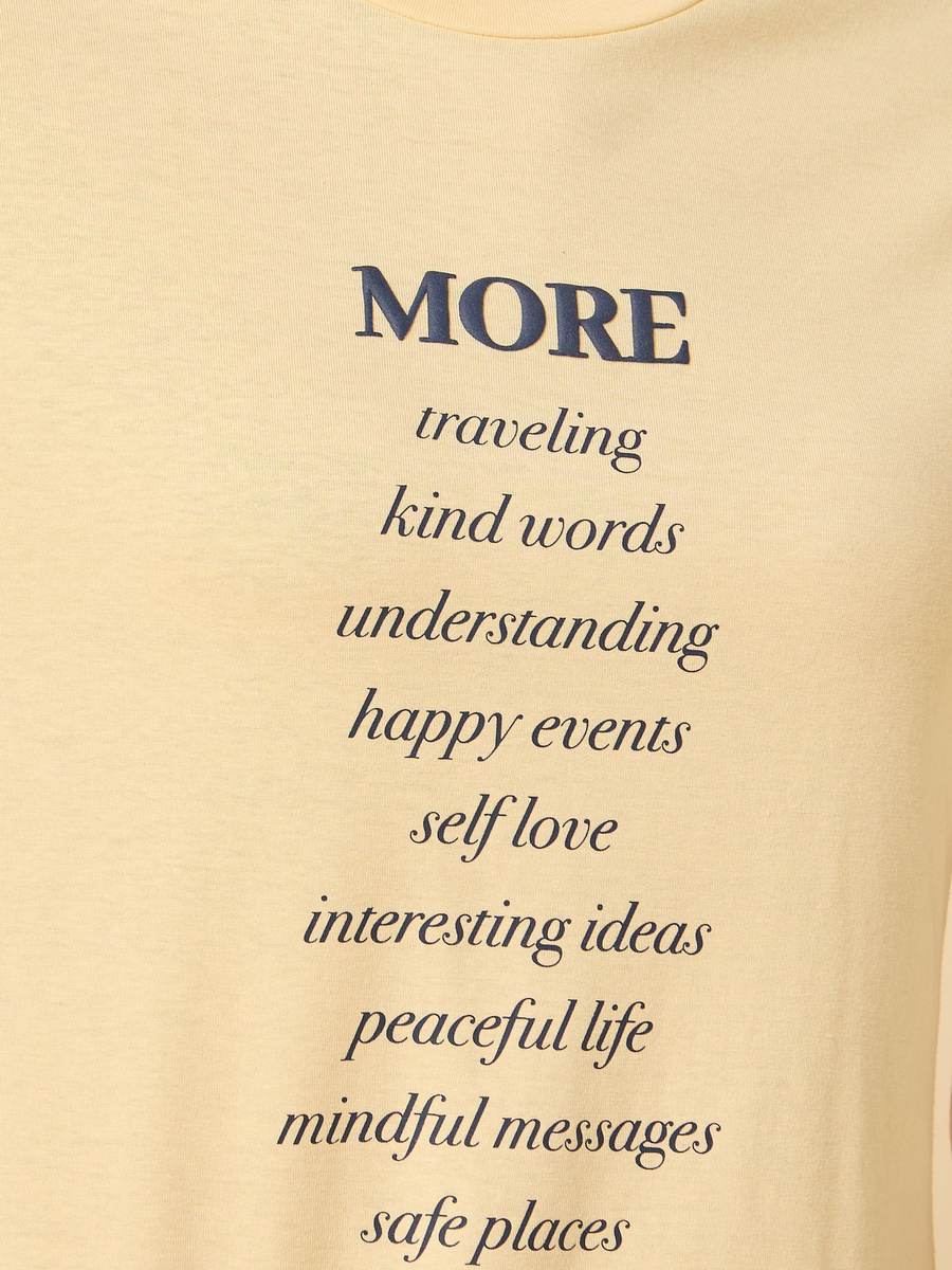Slogan Print T-Shirt
