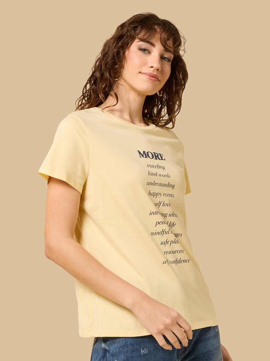 Slogan Print T-Shirt