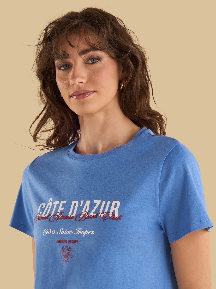 Slogan Print T-Shirt