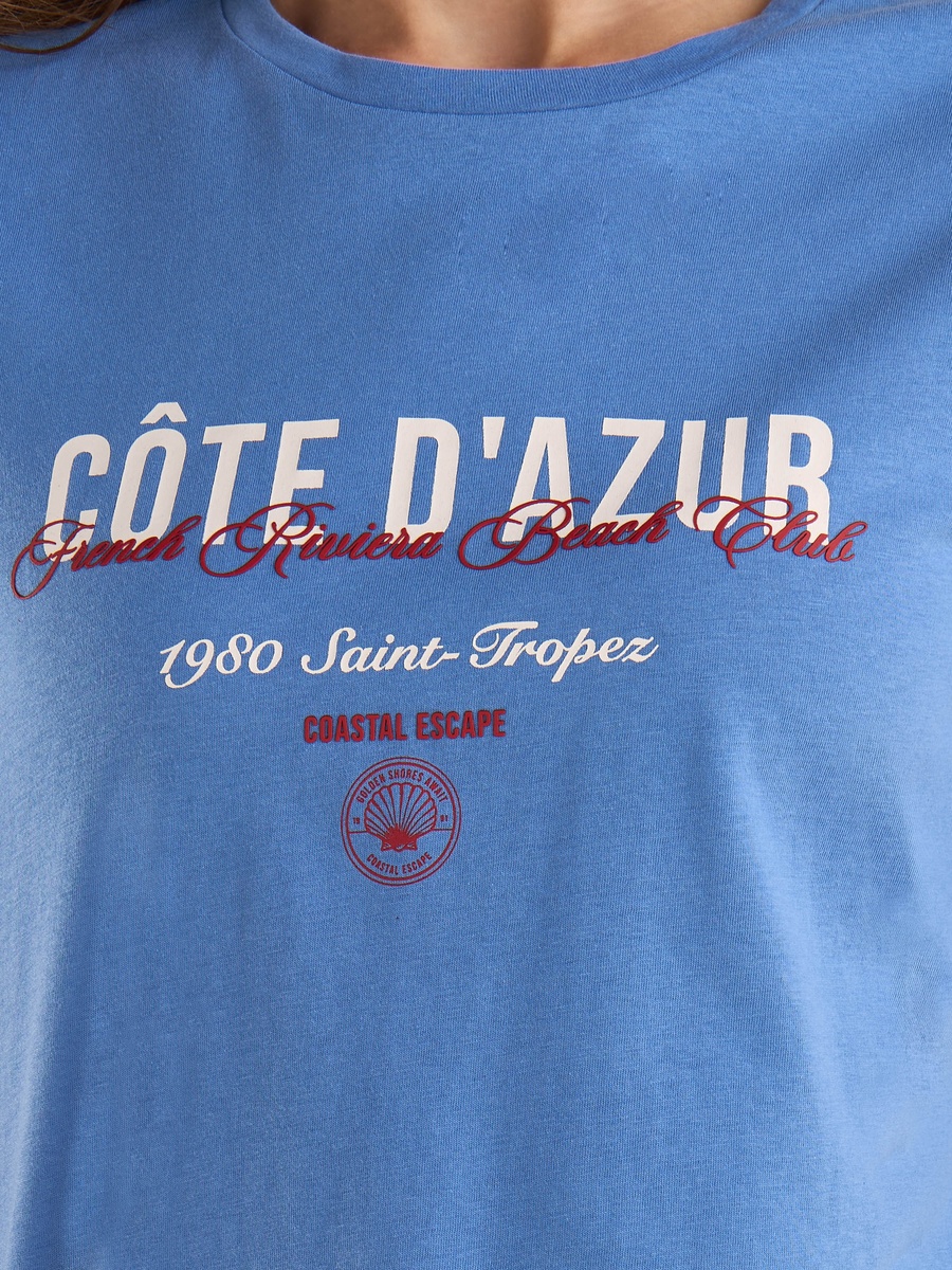 Slogan Print T-Shirt