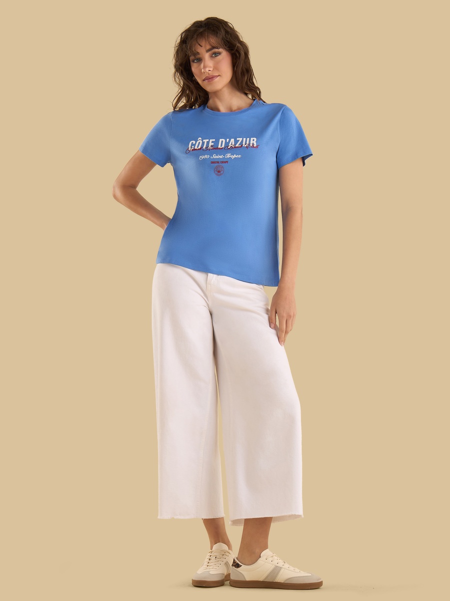 Slogan Print T-Shirt