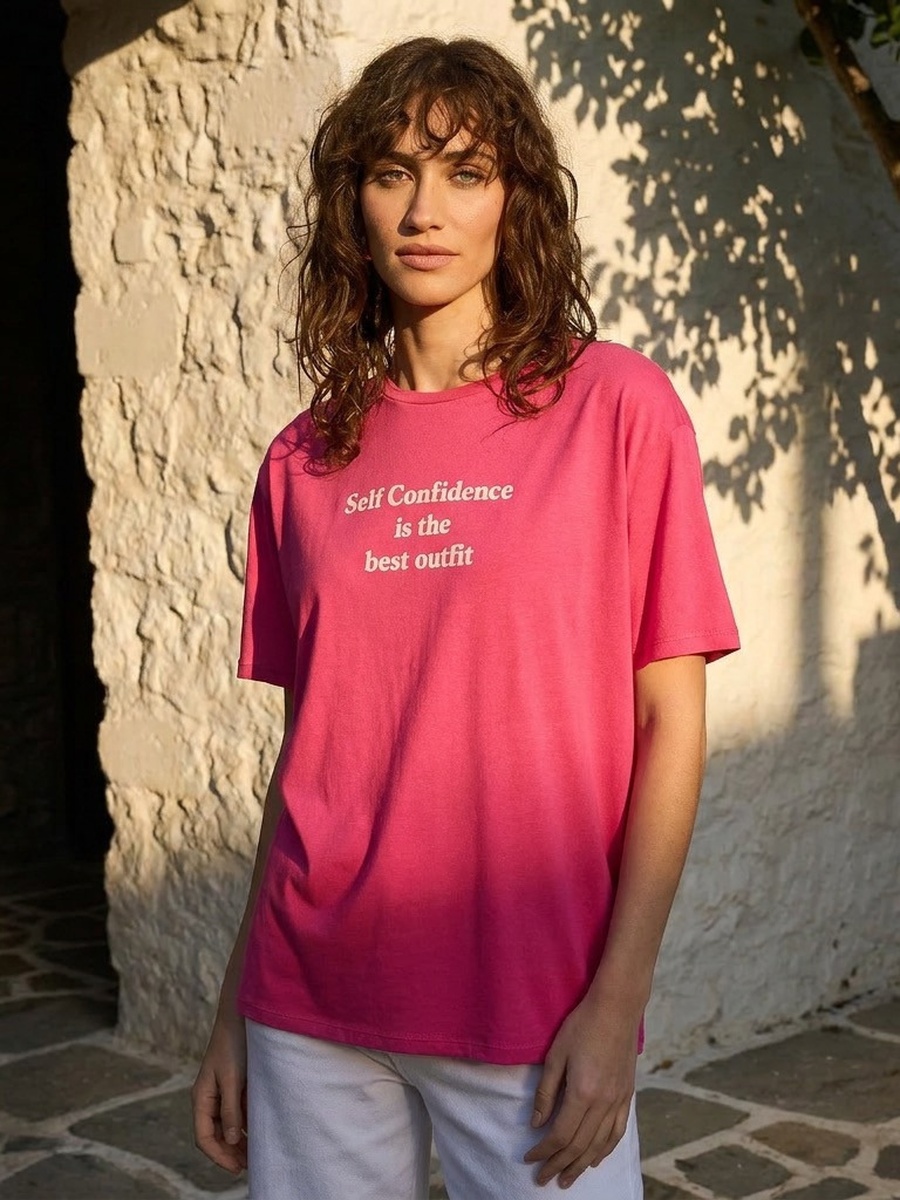 Slogan Print T-Shirt