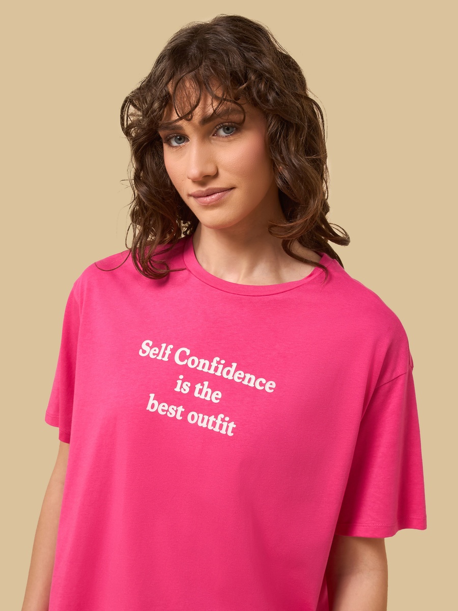 Slogan Print T-Shirt