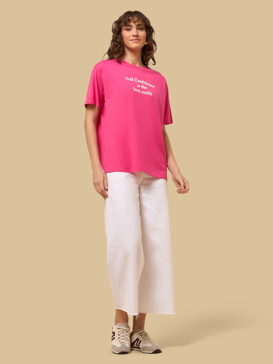 Slogan Print T-Shirt
