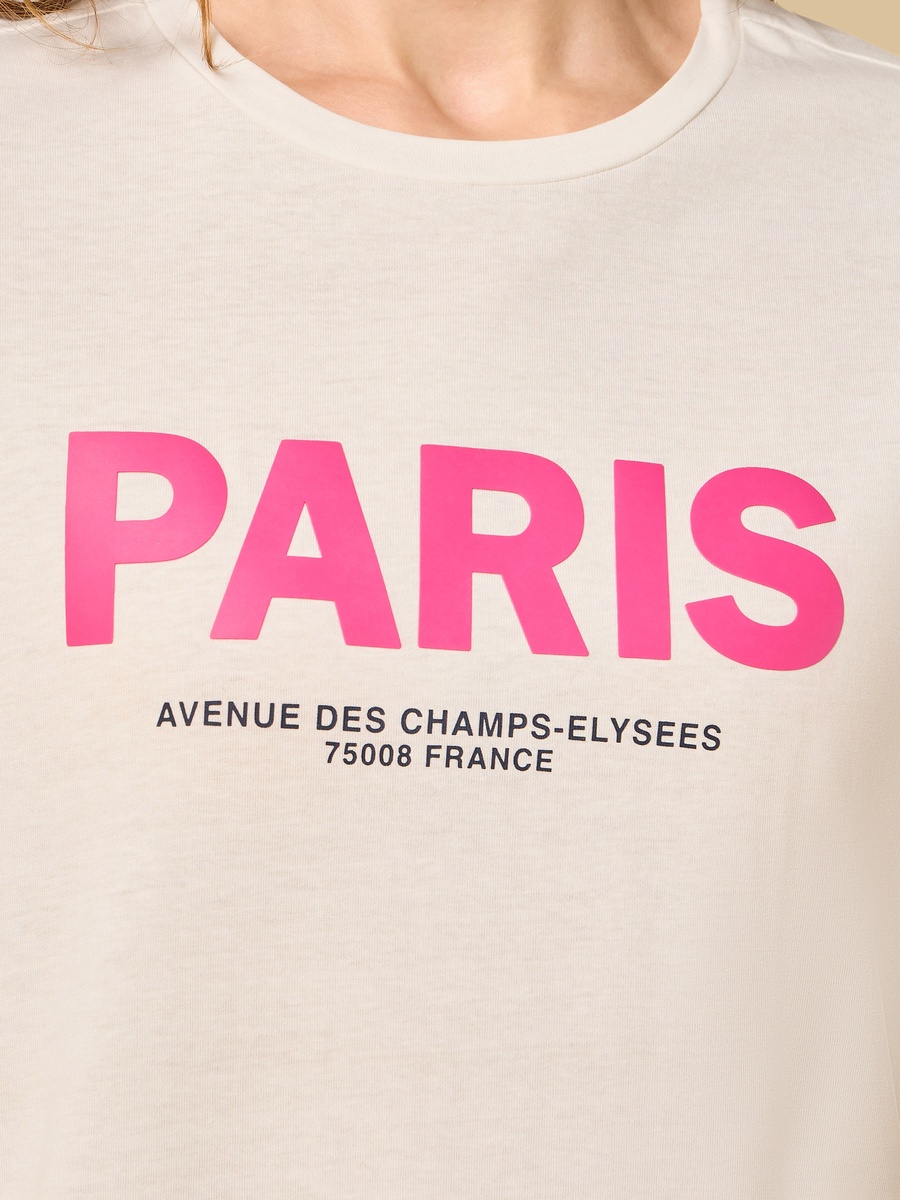 تيشيرت بطبعة باريس
