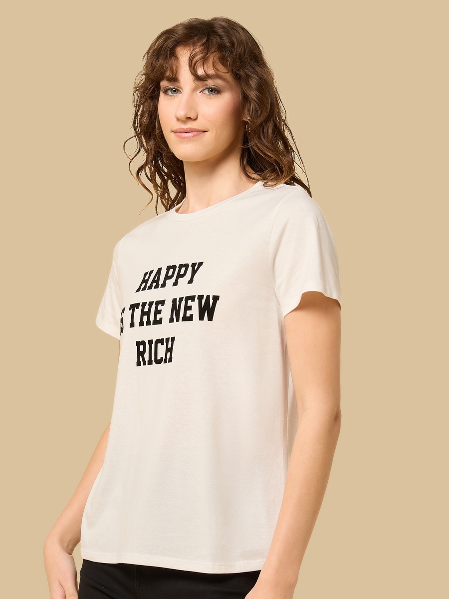 Slogan Print T-Shirt
