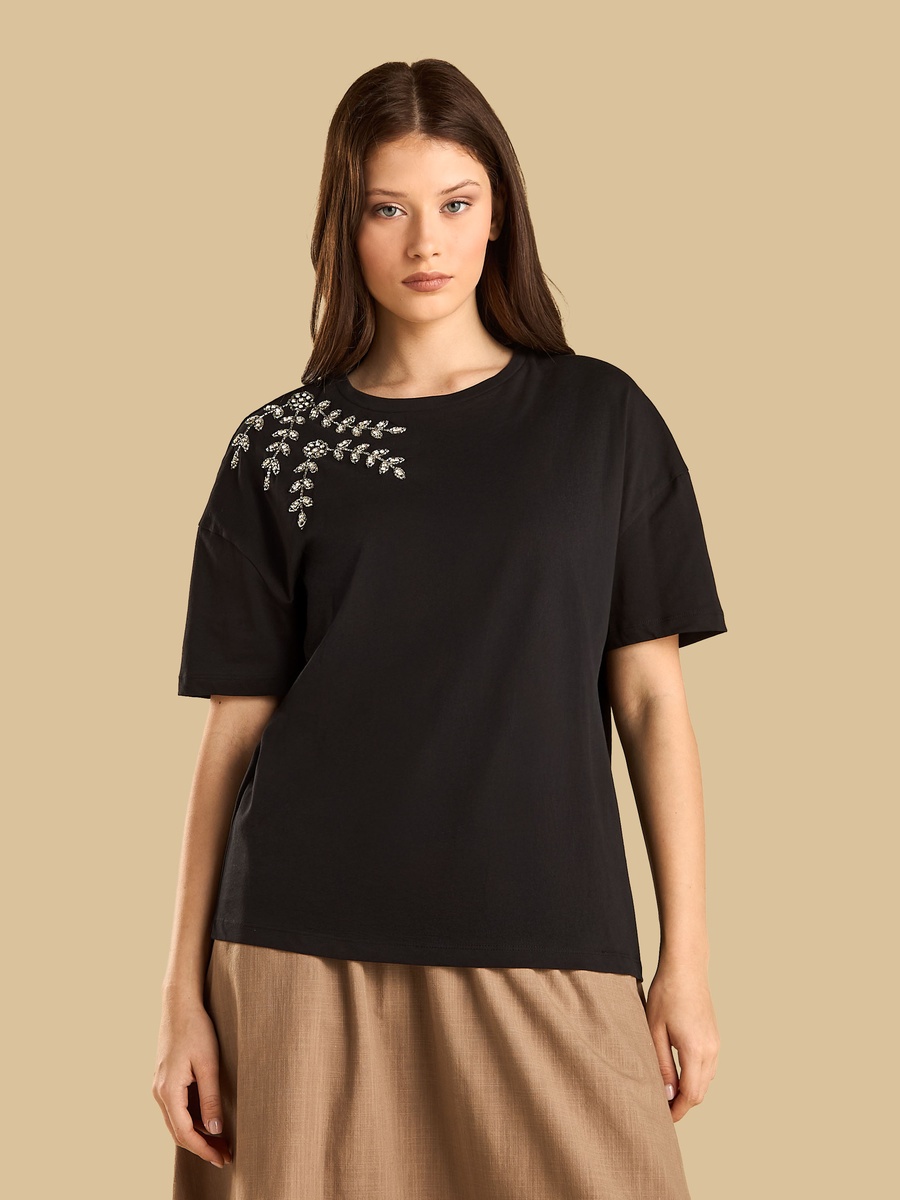 Sequin Embellished T-Shirt