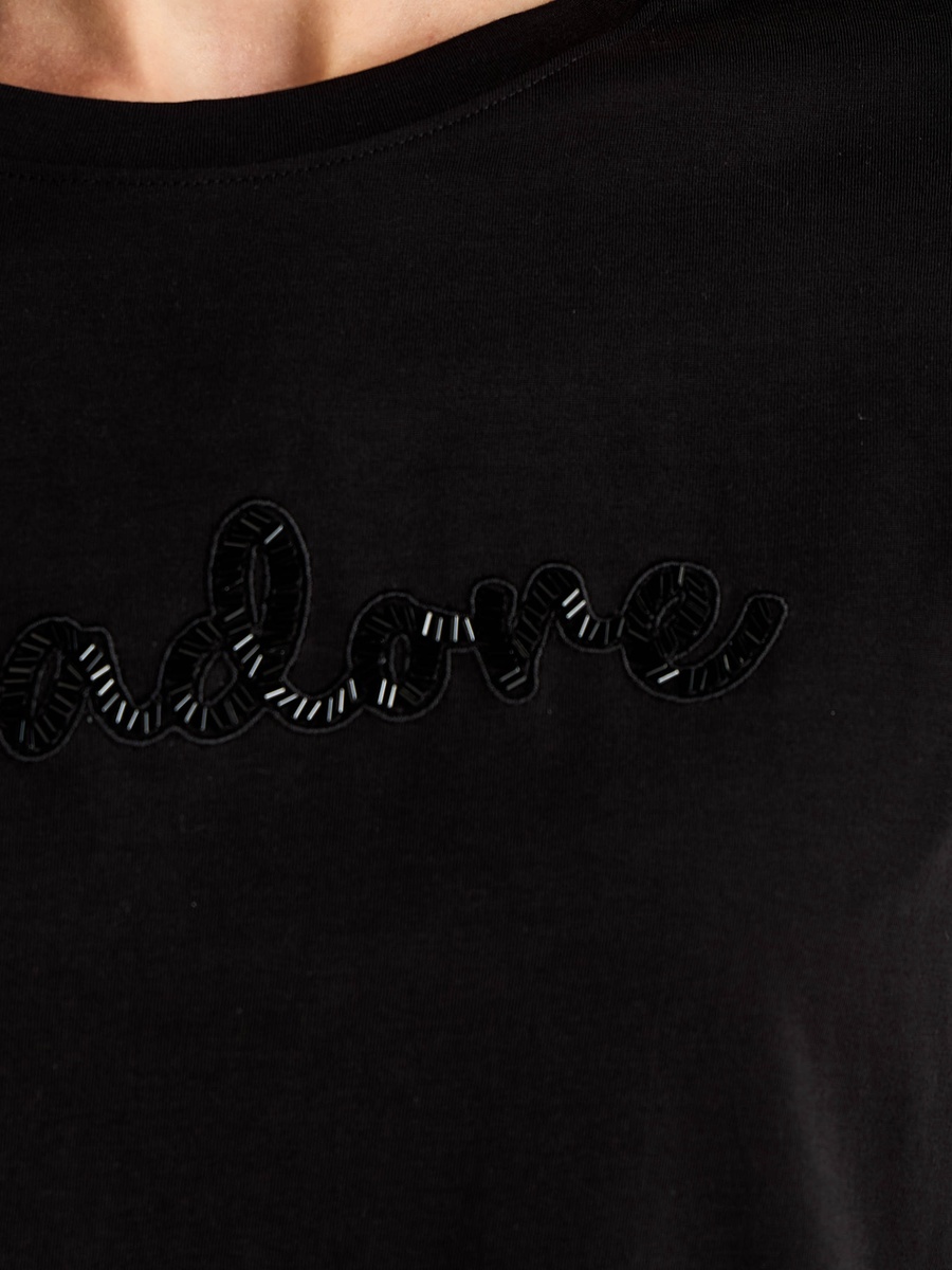 Sequin Embellished T-Shirt