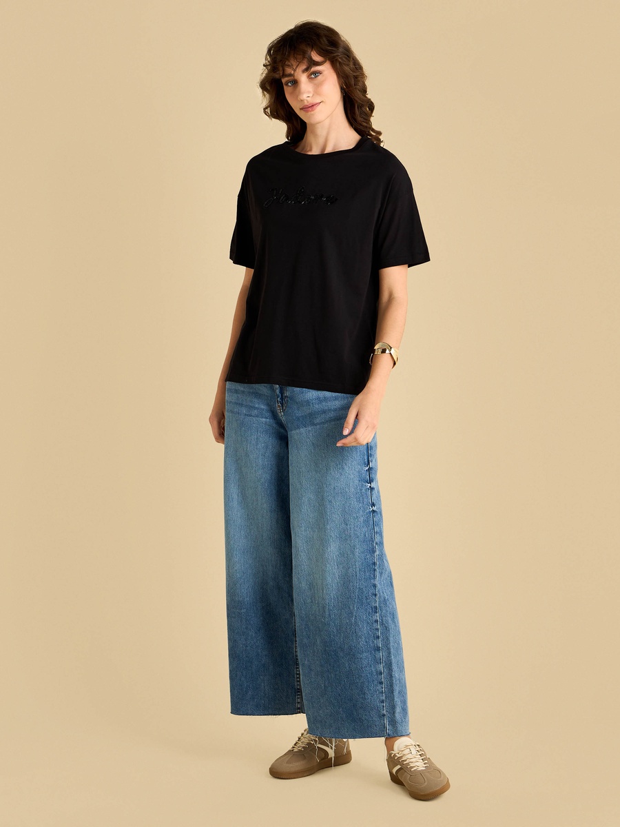 Sequin Embellished T-Shirt
